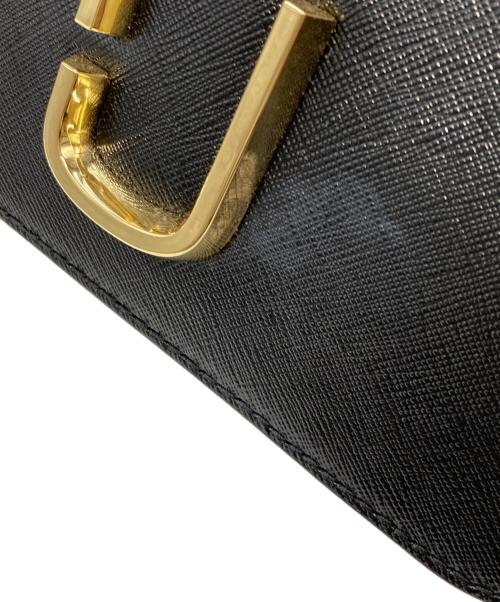 MARC JACOBS（マークジェイコブス）MARC JACOBS (マークジェイコブス) スナップショットショルダーバッグ　マークジェイコブス　M0012007 ブラック×ブラウンの古着・服飾アイテム