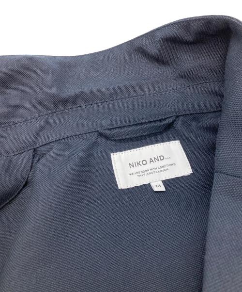 niko and（ニコアンド）niko and (ニコアンド) ワイドダブルブレストジャケット　ニコアンド　575903 ネイビー サイズ:Ｍの古着・服飾アイテム