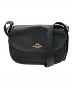 COACHコーチ）の古着「メイシー サドル バッグ」｜ブラック