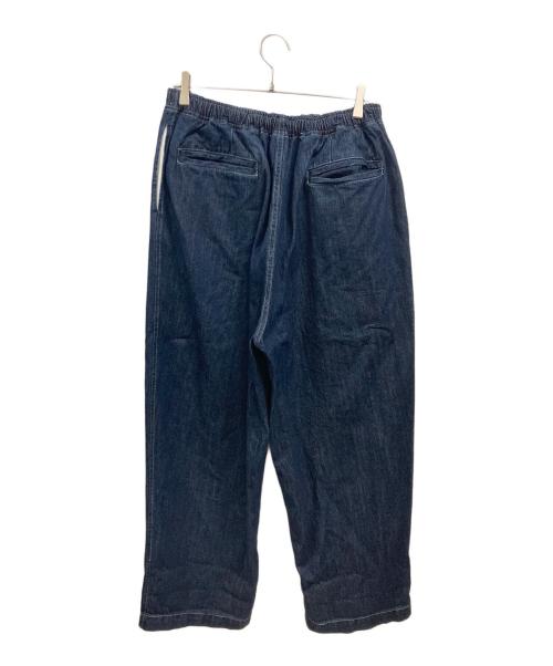 solamonat poche（ソラモナ ポッシェ）solamonat poche (ソラモナ ポッシェ) デニムイージーパンツ　ソラモナ ポッシェ　 インディゴ サイズ:3の古着・服飾アイテム