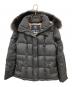 BURBERRY LONDON（バーバリーロンドン）の古着「裏地ノバチェックフォックスファー ダウンジャケット　バーバリーロンドン　FS028-954-09」｜ブラック
