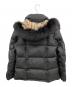 BURBERRY LONDON (バーバリーロンドン) 裏地ノバチェックフォックスファー ダウンジャケット　バーバリーロンドン　FS028-954-09 ブラック サイズ:40：18000円