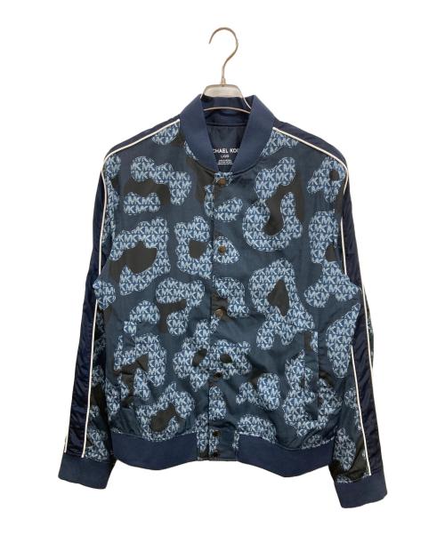 MICHAEL KORS（マイケル・コース）MICHAEL KORS (マイケル・コース) PRINT NYLON BLOUSON　マイケル・コース　0F2201278U ブルー サイズ:Ｌの古着・服飾アイテム