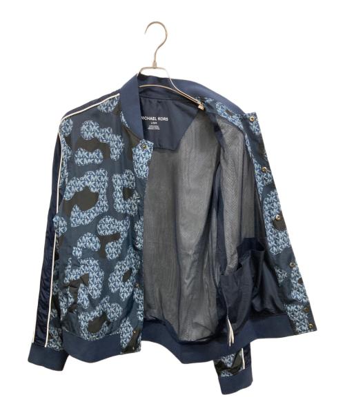 MICHAEL KORS（マイケル・コース）MICHAEL KORS (マイケル・コース) PRINT NYLON BLOUSON　マイケル・コース　0F2201278U ブルー サイズ:Ｌの古着・服飾アイテム