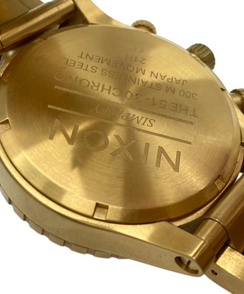 NIXON（ニクソン）NIXON (ニクソン) 腕時計 ニクソン THE51‐30CHRONO 	クォーツ ゴールドの古着・服飾アイテム