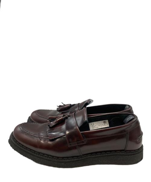 FRED PERRY（フレッドペリー）FRED PERRY GEORGE COX (ジョージコックス) TASSEL LOAFER OX BLOOD 20FA-I　フレッドペリー　ジョージコックス　B9278/158　 ワインレッド サイズ:UK 7(25.5)の古着・服飾アイテム
