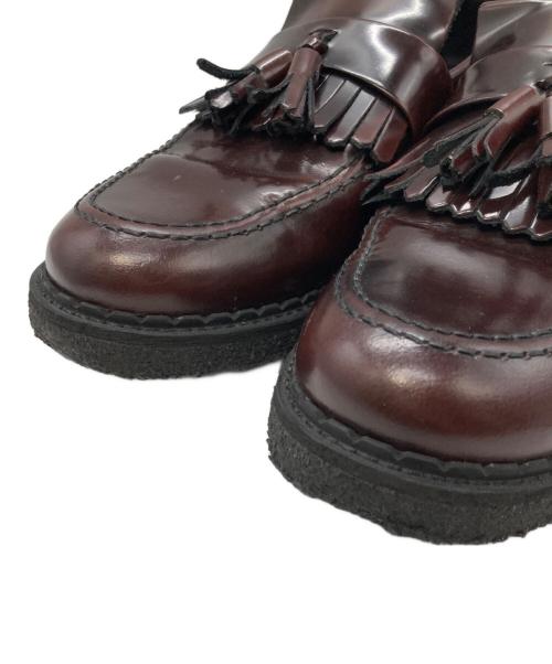 FRED PERRY（フレッドペリー）FRED PERRY GEORGE COX (ジョージコックス) TASSEL LOAFER OX BLOOD 20FA-I　フレッドペリー　ジョージコックス　B9278/158　 ワインレッド サイズ:UK 7(25.5)の古着・服飾アイテム