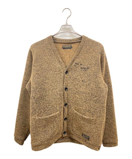CLUCT（クラクト）CLUCT (クラクト) カーディガン　クラクト ブラウン サイズ:Ｌの古着・服飾アイテム