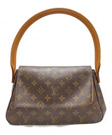 LOUIS VUITTON（ルイ ヴィトン）の古着「ハンドバッグ　ルイ ヴィトン　M51147　モノグラム　ミニルーピング　MI003I」｜ブラウン