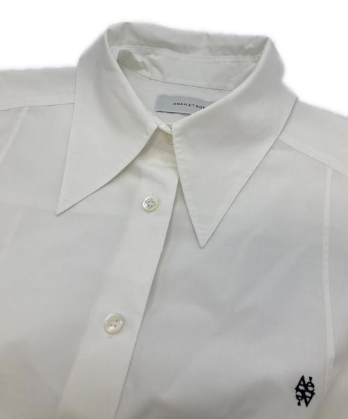 Adam et Rope（アダム エ ロペ）Adam et Rope (アダム エ ロペ) ダブルカフスシャツ ホワイト サイズ:freeの古着・服飾アイテム