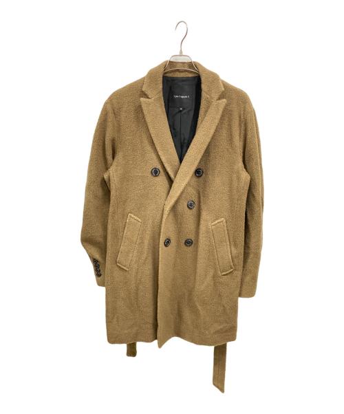 1piu1uguale3（ウノピュウノウグァーレトレ）1piu1uguale3 (ウノピュウノウグァーレトレ) ボアロングチェスターコート  ウノピュウノウグァーレトレ  MRC058 ブラウン サイズ:2の古着・服飾アイテム