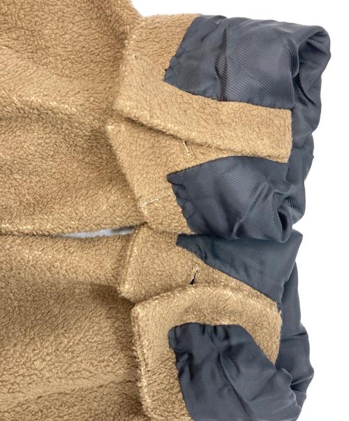 1piu1uguale3（ウノピュウノウグァーレトレ）1piu1uguale3 (ウノピュウノウグァーレトレ) ボアロングチェスターコート  ウノピュウノウグァーレトレ  MRC058 ブラウン サイズ:2の古着・服飾アイテム