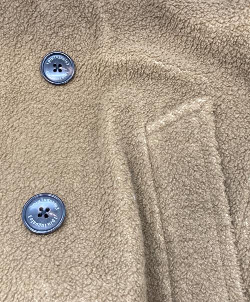 1piu1uguale3（ウノピュウノウグァーレトレ）1piu1uguale3 (ウノピュウノウグァーレトレ) ボアロングチェスターコート  ウノピュウノウグァーレトレ  MRC058 ブラウン サイズ:2の古着・服飾アイテム