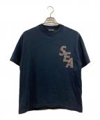 WIND AND SEAウィンダンシー）の古着「Tシャツ」｜ネイビー