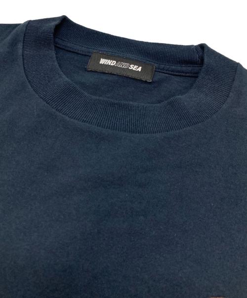 WIND AND SEA（ウィンダンシー）WIND AND SEA (ウィンダンシー) Tシャツ ネイビー サイズ:Mの古着・服飾アイテム
