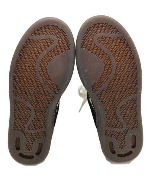 THESING（ティーシン）THESING (ティーシン) フラップスニーカー　ティーシン　25AW Whim Gazette取り扱い ホワイト×ブラック サイズ:UK5の古着・服飾アイテム