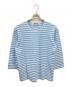 PLAY COMME des GARCONS（プレイコムデギャルソン）の古着「Striped L/S T-Shirt　プレイコムデギャルソン　AZ-T278　AD2020」｜ホワイト×ブルー
