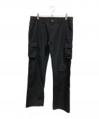 COMME des GARCONS HOMMEコムデギャルソン オム）の古着「ウールカーゴパンツ　HL-P007　コムデギャルソン オム　AD2003 田中オム」｜ブラック
