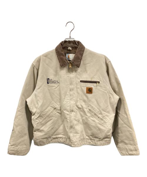 CarHartt（カーハート）CarHartt (カーハート) デトロイトジャケット　カーハート　J76STN　90S USA製 企業ロゴ有 ストーン サイズ:Ｌの古着・服飾アイテム