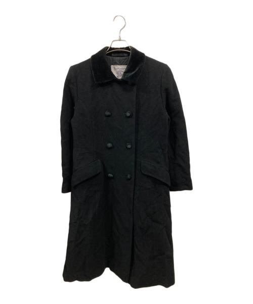 Burberry's（バーバリー）Burberry's (バーバリーズ) カシミヤブレンドウールトレンチコート　バーバリーズ　90S 白タグ ブラック サイズ:7ARの古着・服飾アイテム