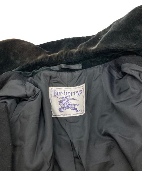 Burberry's（バーバリー）Burberry's (バーバリーズ) カシミヤブレンドウールトレンチコート　バーバリーズ　90S 白タグ ブラック サイズ:7ARの古着・服飾アイテム