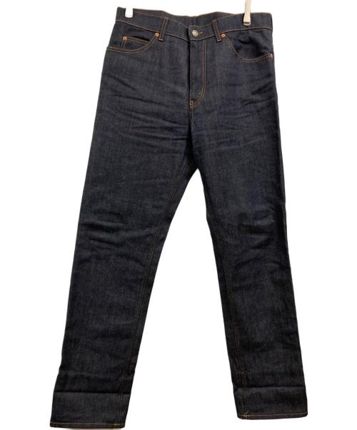 GUCCI（グッチ）GUCCI (グッチ) GG総柄折り返し付きデニムパンツ/700949 XDB1Z インディゴ サイズ:SIZE34の古着・服飾アイテム