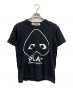 PLAY COMME des GARCONSプレイコムデギャルソン）の古着「Tシャツ」｜ブラック