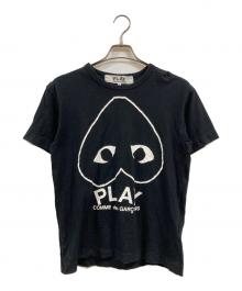 PLAY COMME des GARCONS（プレイコムデギャルソン）の古着「Tシャツ」｜ブラック
