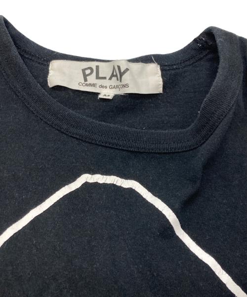 PLAY COMME des GARCONS（プレイコムデギャルソン）PLAY COMME des GARCONS (プレイコムデギャルソン) Tシャツ ブラック サイズ:Mの古着・服飾アイテム