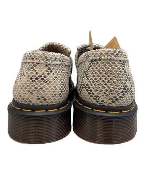 Dr.Martens（ドクターマーチン）Dr.Martens (ドクターマーチン) パイソン柄ADRIAN SNAFFLE ホワイト×ブラック サイズ:UK6の古着・服飾アイテム
