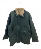 SHEARLINGシャーリング）の古着「ムートンジャケット　シャーリング」｜グリーン