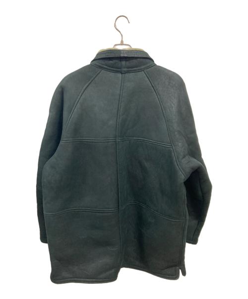 SHEARLING（シャーリング）SHEARLING (シャーリング) ムートンジャケット　シャーリング グリーン サイズ:Ｌの古着・服飾アイテム