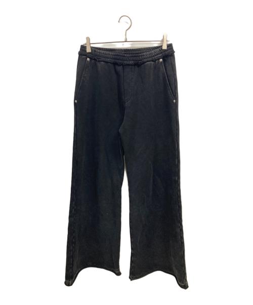 HARE（ハレ）HARE (ハレ) ピグメントスウェットワイドパンツ　 ブラック サイズ:Ｍの古着・服飾アイテム