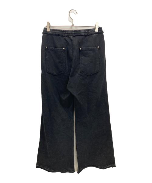 HARE（ハレ）HARE (ハレ) ピグメントスウェットワイドパンツ　 ブラック サイズ:Ｍの古着・服飾アイテム