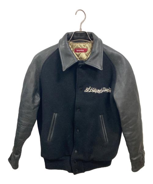 HIDE AND SEEK（ハイドアンドシーク）HIDE AND SEEK (ハイドアンドシーク) レザースタジャン　ハイドアンドシーク　STJ-12007 ブラック サイズ:Ｍの古着・服飾アイテム