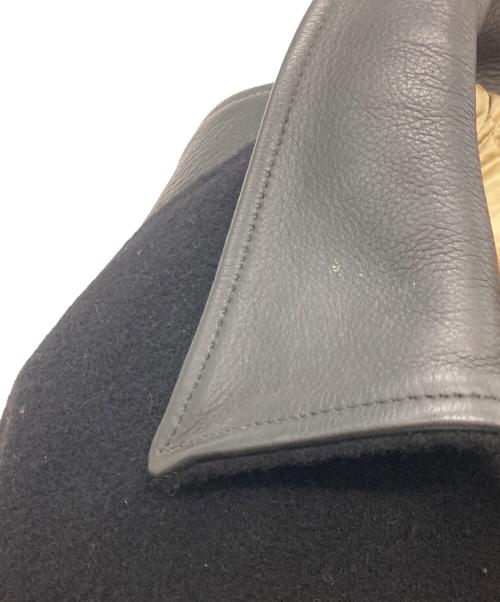 HIDE AND SEEK（ハイドアンドシーク）HIDE AND SEEK (ハイドアンドシーク) レザースタジャン　ハイドアンドシーク　STJ-12007 ブラック サイズ:Ｍの古着・服飾アイテム