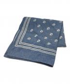 RRLダブルアールエル）の古着「Anchor Chambray Stole　ダブルアールエル」｜ネイビー