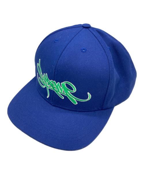 SUPREME（シュプリーム）Supreme (シュプリーム) Handstyle 6-Panel　シュプリーム ブルーの古着・服飾アイテム