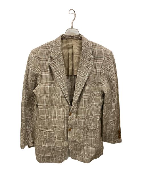 ARMANI COLLEZIONI（アルマーニ コレツィオーニ）ARMANI COLLEZIONI (アルマーニ コレツィオーニ) リネンジャケット ベージュ サイズ:Sの古着・服飾アイテム