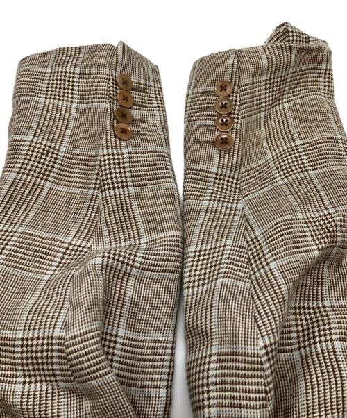 ARMANI COLLEZIONI（アルマーニ コレツィオーニ）ARMANI COLLEZIONI (アルマーニ コレツィオーニ) リネンジャケット ベージュ サイズ:Sの古着・服飾アイテム