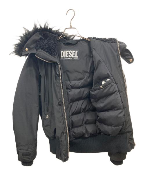 DIESEL（ディーゼル）DIESEL (ディーゼル) 中綿ナイロンジャケット　ディーゼル　A00559-W-JAME-0LAZU ブラック サイズ:XSの古着・服飾アイテム