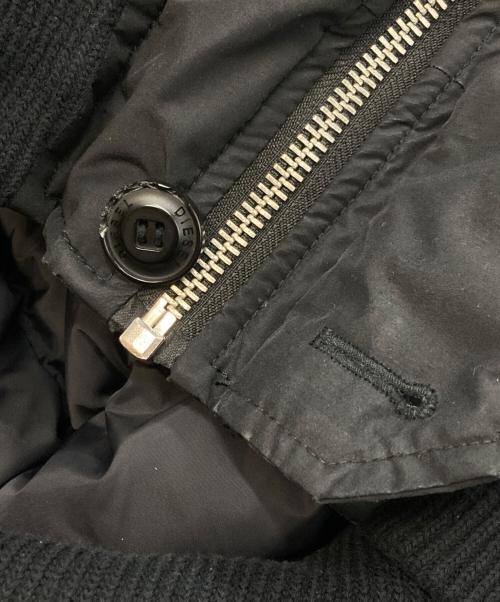 DIESEL（ディーゼル）DIESEL (ディーゼル) 中綿ナイロンジャケット　ディーゼル　A00559-W-JAME-0LAZU ブラック サイズ:XSの古着・服飾アイテム