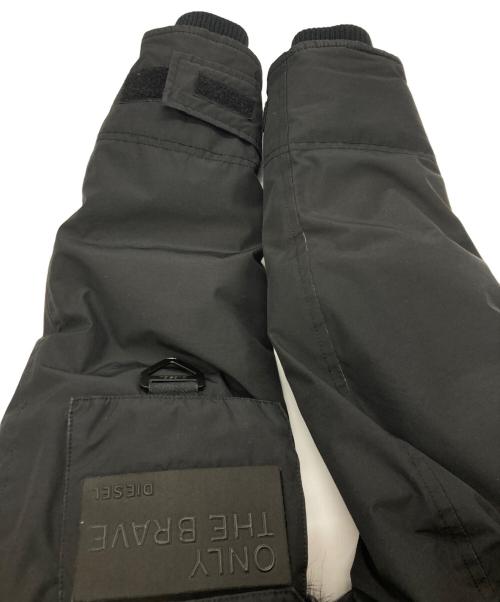 DIESEL（ディーゼル）DIESEL (ディーゼル) 中綿ナイロンジャケット　ディーゼル　A00559-W-JAME-0LAZU ブラック サイズ:XSの古着・服飾アイテム