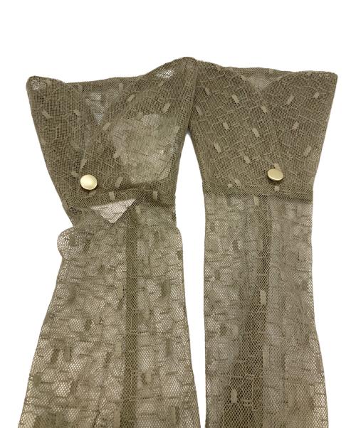 ANDRESD（アンドレスド）andresd (アンドレスド) バックオープンジオメトリックドレス　アンドレスド　2383-50012-j カーキ サイズ:Ｌの古着・服飾アイテム