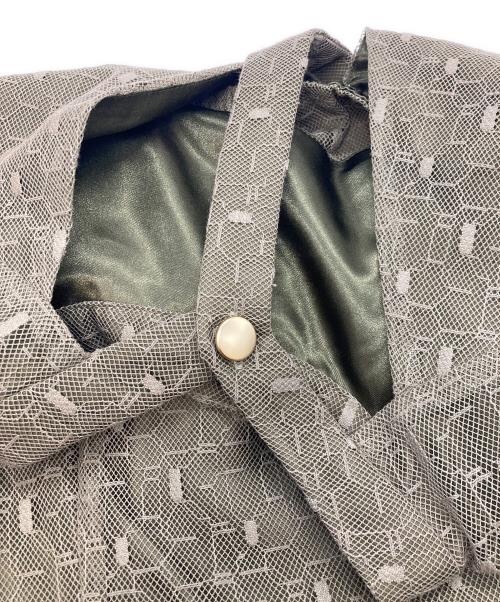 ANDRESD（アンドレスド）andresd (アンドレスド) バックオープンジオメトリックドレス　アンドレスド　2383-50012-j カーキ サイズ:Ｌの古着・服飾アイテム