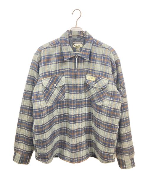 CHALLENGER（チャレンジャー）CHALLENGER (チャレンジャー) 中綿ジャケット　チャレンジャー ブルー サイズ:Ｌの古着・服飾アイテム