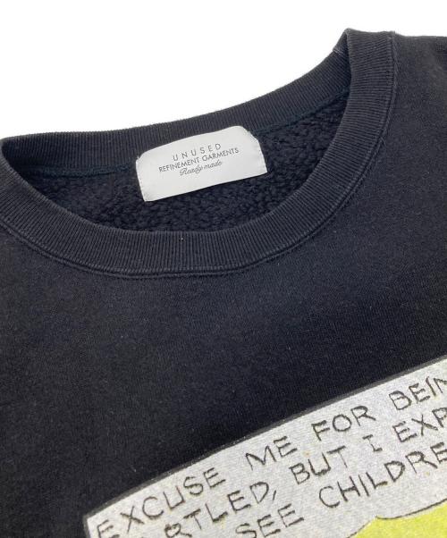 UNUSED（アンユーズド）UNUSED (アンユーズド) Disney (ディズニー) BEAUTY&YOUTH (ビューティーアンドユース) 白雪姫 スウェット　アンユーズド　ディズニー　ビューティーアンドユース ブラック サイズ:2の古着・服飾アイテム