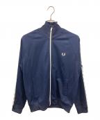 FRED PERRYフレッドペリー）の古着「トラックジャケット　フレッドペリー　J4620/885」｜ネイビー