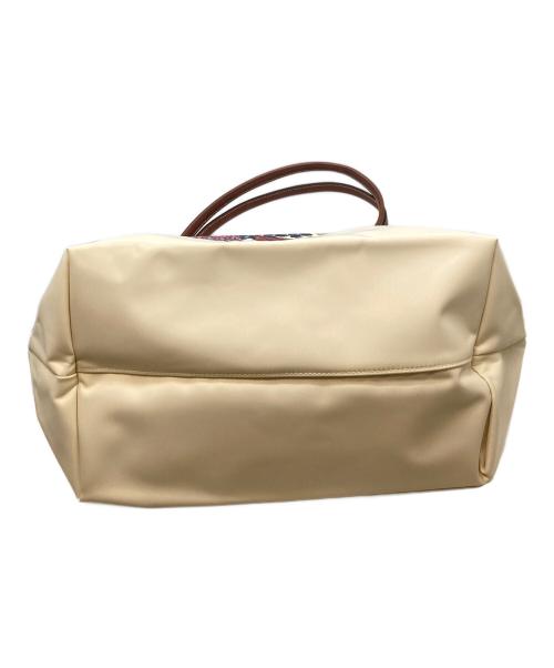 LONGCHAMP（ロンシャン）LONGCHAMP (ロンシャン) 舟形トートバッグ　ロンシャン　ル プリアージュ コリエ マサイ アイボリーの古着・服飾アイテム