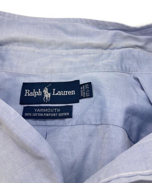 POLO RALPH LAUREN（ポロ・ラルフローレン）POLO RALPH LAUREN (ポロ・ラルフローレン) ボタンダウンシャツ　ポロ・ラルフローレン　YARMOUTH ブルー サイズ:ＸＬの古着・服飾アイテム